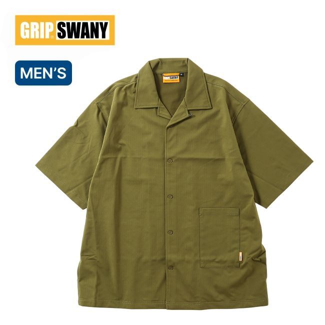 GRIP SWANY グリップスワニー GSエアーフローシャツ オリーブ