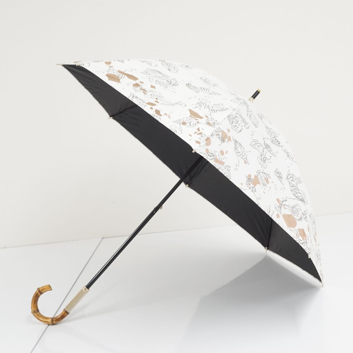 ジルスチュアート　サマーシールド　バイカラー　日傘　傘 JILL STUART（ジル スチュアート）】 バイカラー柄 晴雨兼用傘