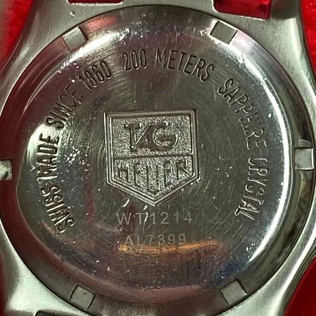 TAGHEUER wt1214 ◇説明書箱ケース付きタグホイヤークォーツ