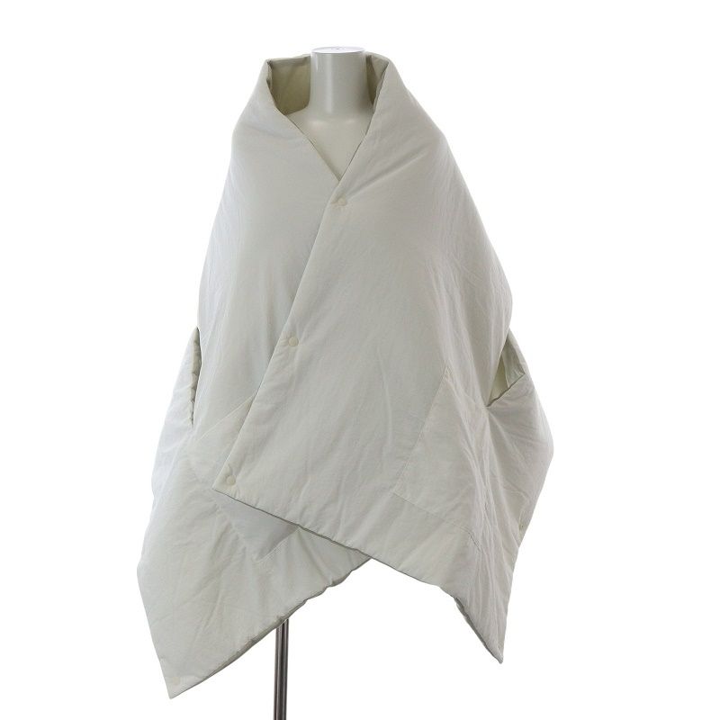 【新品未使用】HYEONホワイトストール ザナインショップ the9shop Wrap me! ストール バイカラー