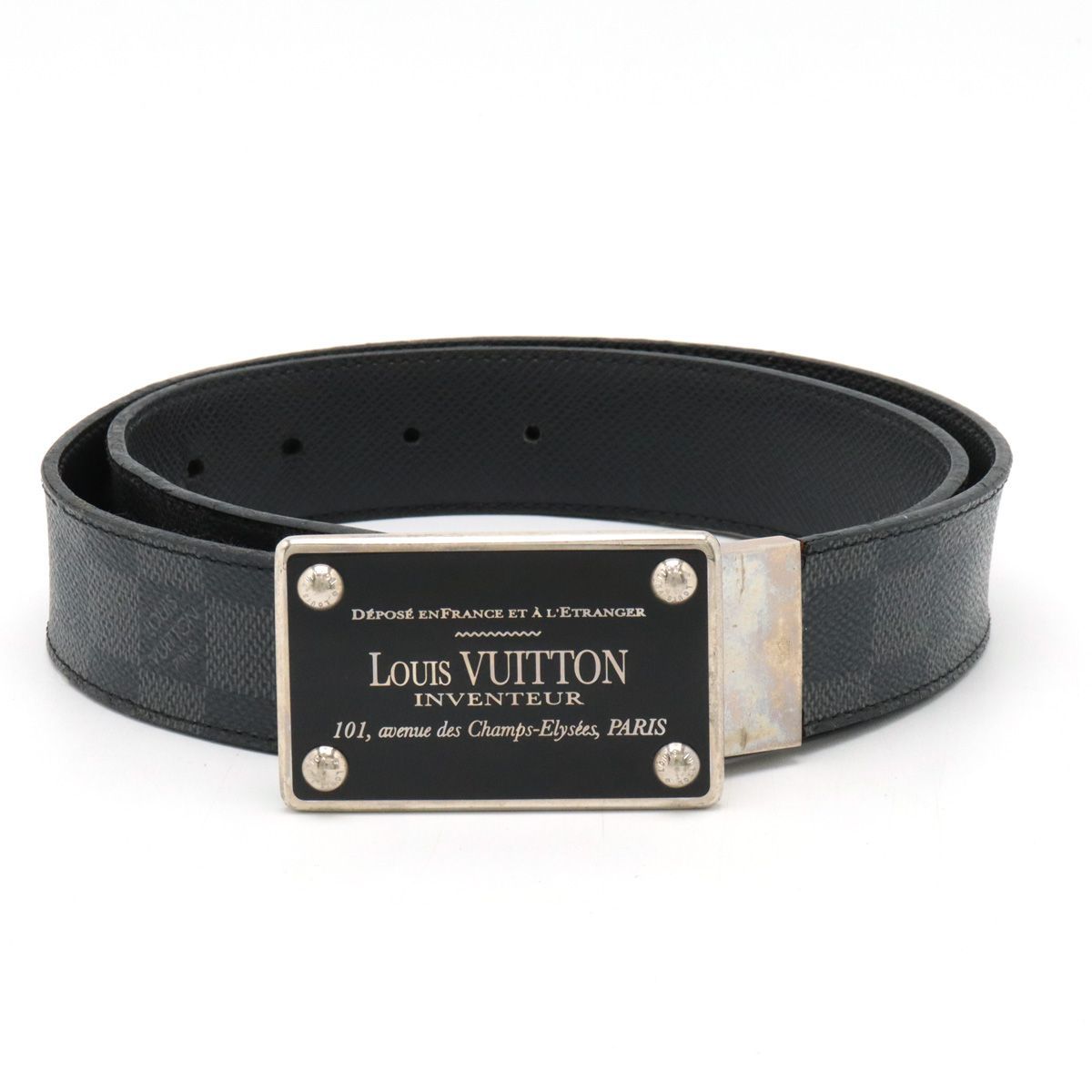 LOUIS VUITTON ルイ ヴィトン ダミエグラフィット サンチュール アン 
