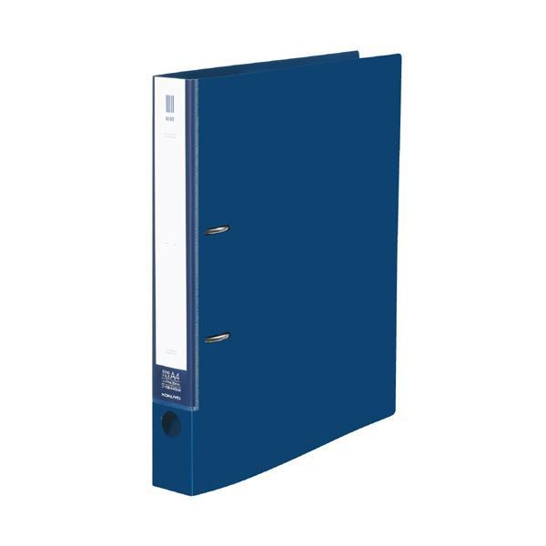 コクヨリングファイル NEOS A 4タテ 2穴 収容 リング内径35 mm 背幅42 ネイビー フ NE 440 DB 10冊