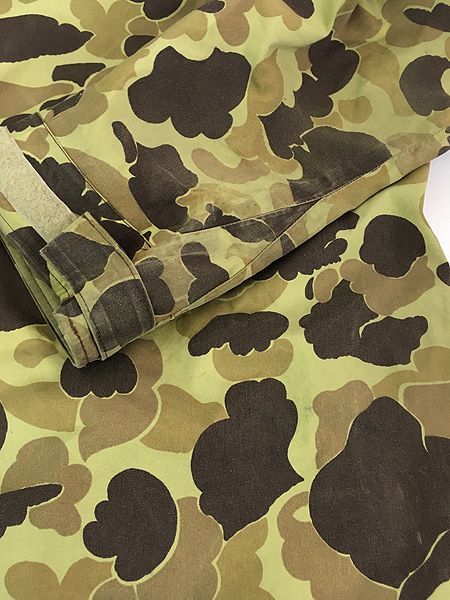 古着 80s USA製 Cabela's 「GORE-TEX」 ダックハンター カモ 迷彩 ゴア
