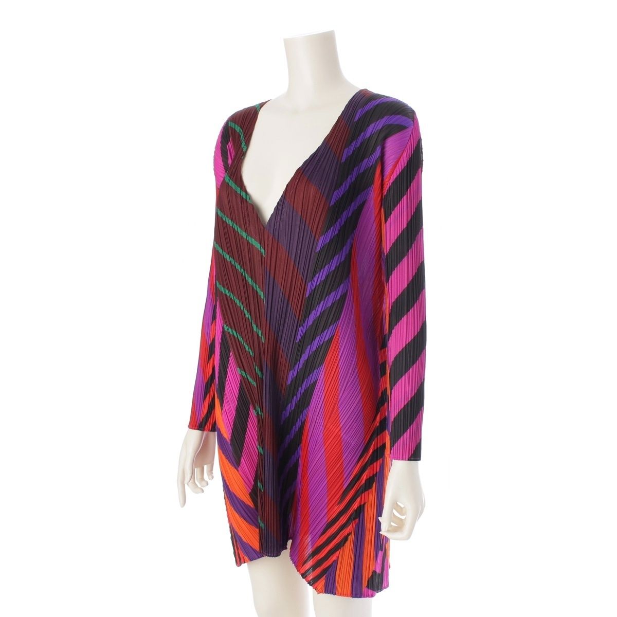 イッセイミヤケ　2023AW プリーツプリーズ　3　チュニック　ワンピース PLEATS PLEASE ISSEY MIYAKE #spc プリーツプリーズ イッセイ