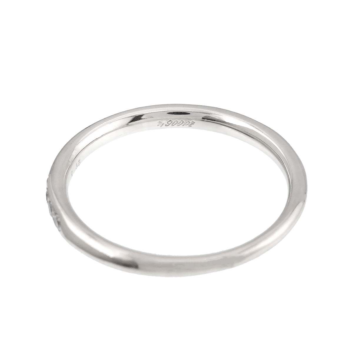 ポンテヴェキオ Ponte Vecchio 10号 リング ハーフ ダイヤ 0.15ct Pt  