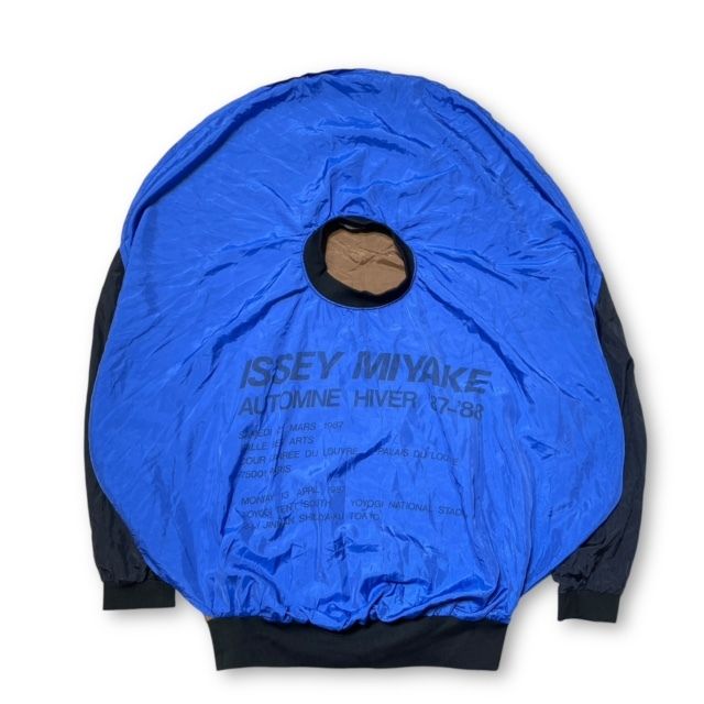 87aw ISSEY MIYAKE CIRCLE STAFF NYLON PULOVER size M サイクル スタッフ ナイロン プルオーバー イッセイミヤケ