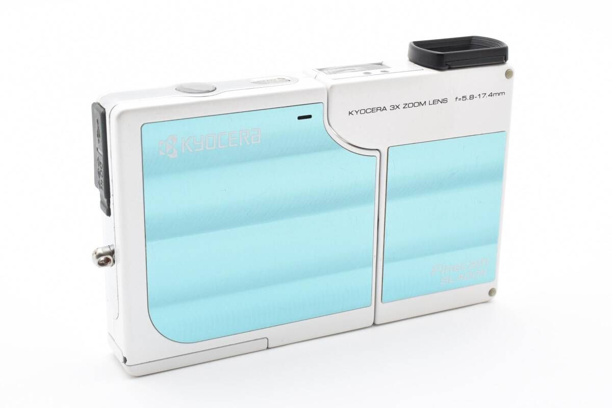 希少な京セラ FINECAM SL400R SILVERのデジタルカメラの中古品 2025年