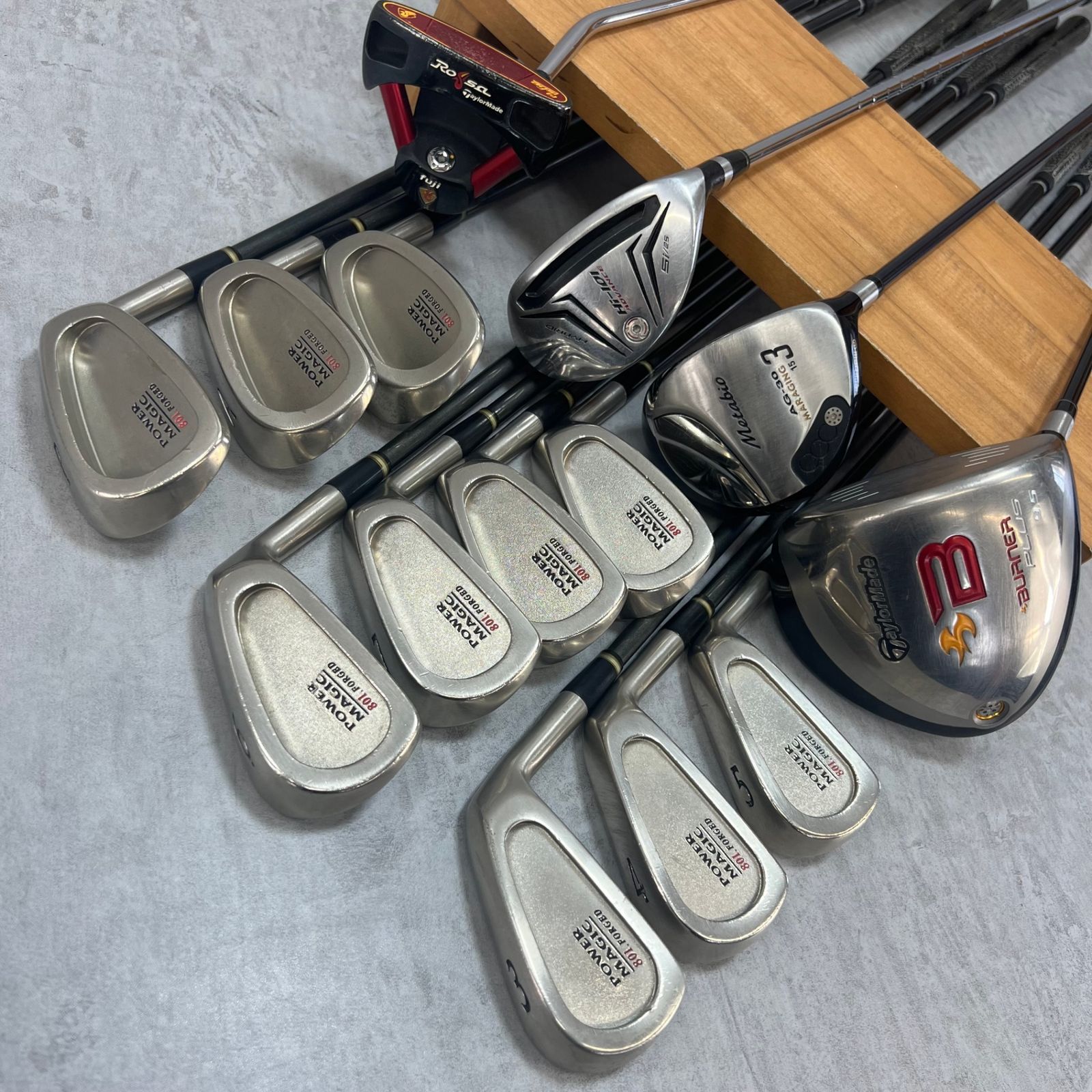 テーラーメイド　ヤマハ　メンズゴルフ14本セット　右利き用　キャディバッグ TaylorMade テーラーメイド YAMAHA ヤマハ メンズゴルフ14本