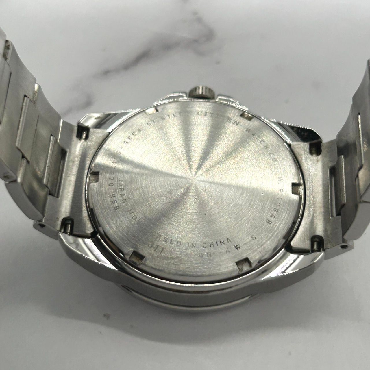 稼働品】美品 シチズン 腕時計 F335-S017670 メンズ クオーツ 10