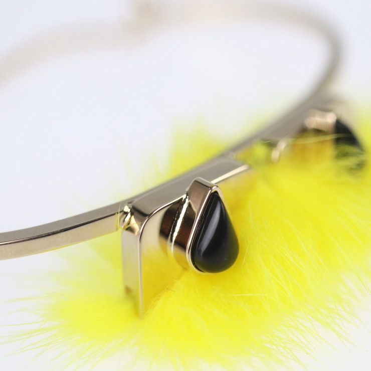 FENDI フェンディ ブレスレット - メタル ファー ゴールド
