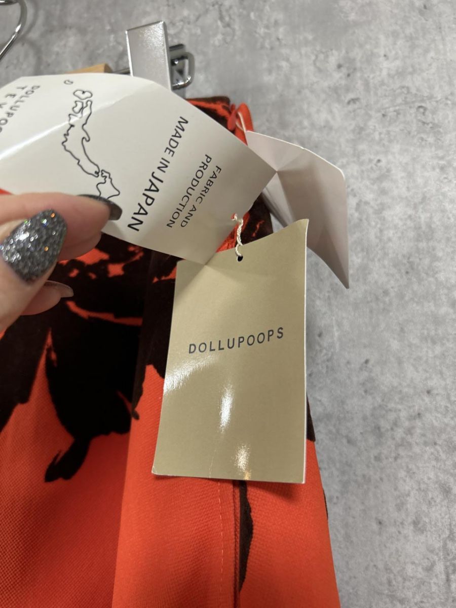 ドールアップウップス フロッキーフラワープリント