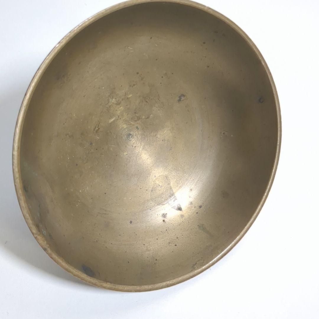 インド製 金工細工 小物入れ 刻印 ハンドメイド 茶筒 ボンボニエール