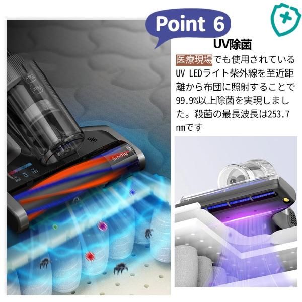 新品！未開封！布団クリーナー UVランプ 99.9％除菌 12KPA超吸引 10000Kpa 車用品・バイク用品 UV布団クリーナー UVランプ除菌 超吸引力