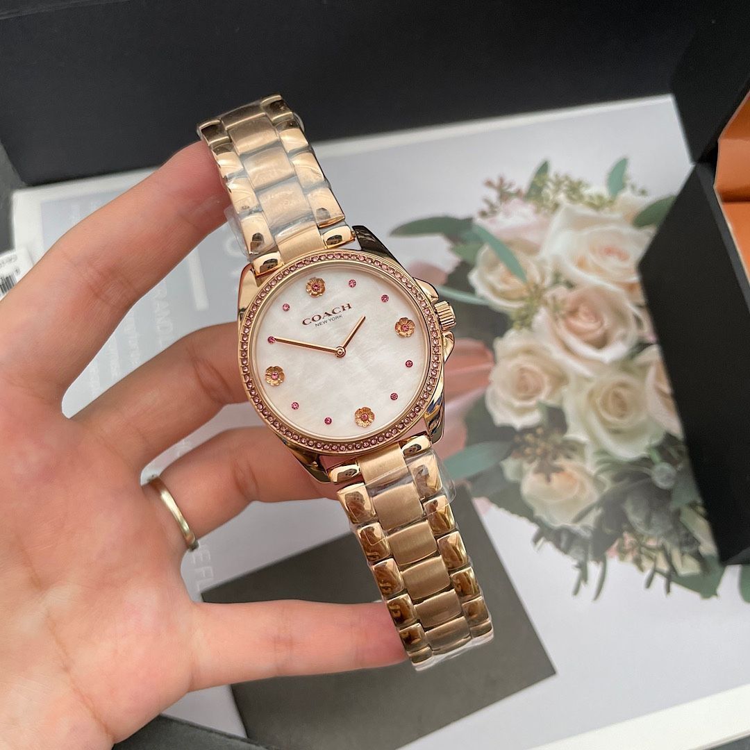 コーチ COACH 腕時計 アナログ レザー ブラウン 男女 メンズ レディース ブラウン（茶色）系 Coach(コーチ) アナログ腕時計(レディース