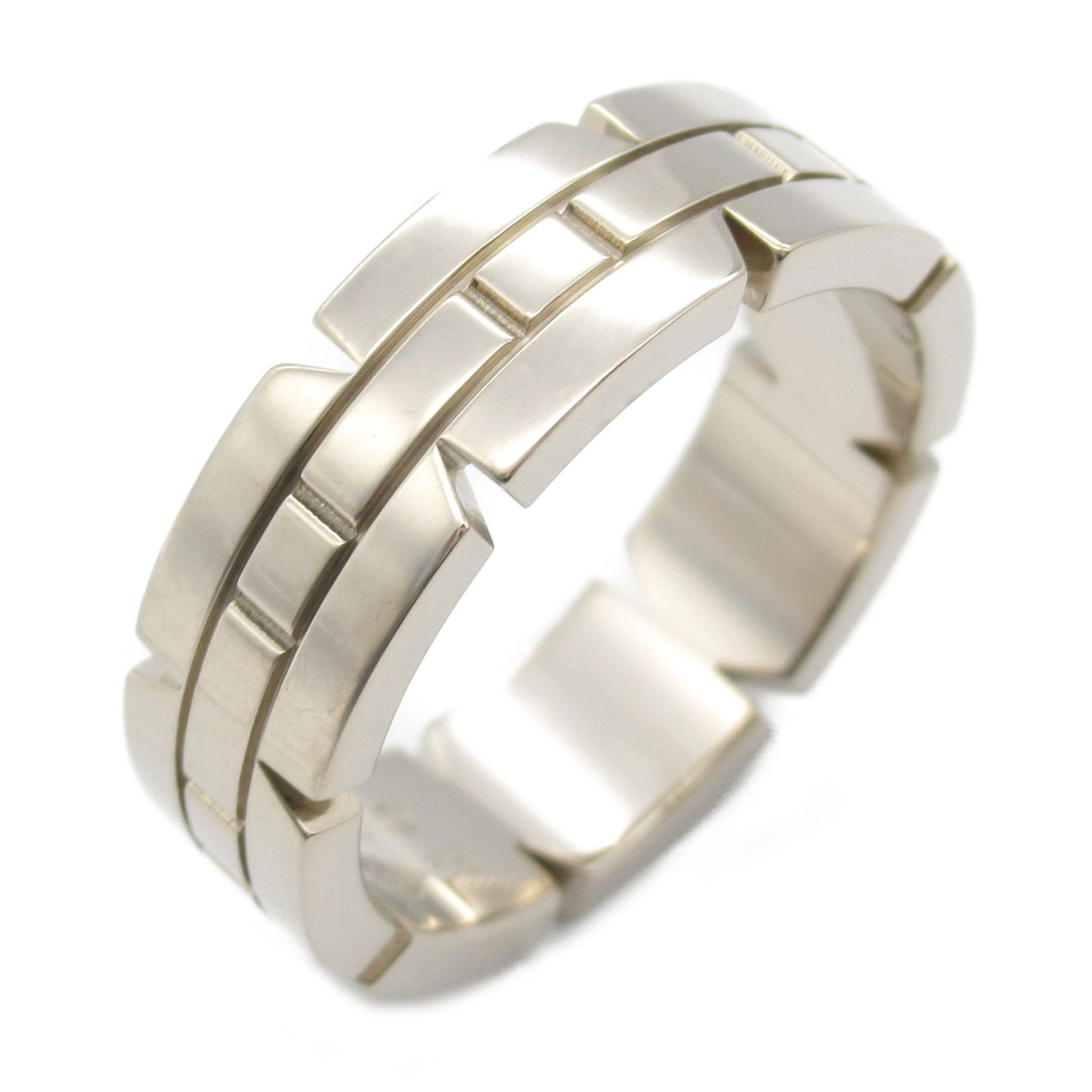 カルティエ CARTIER リング 指輪 タンクフランセーズ リング K18WG ホワイトゴールド タンクフランセーズ ユニセックス Used A