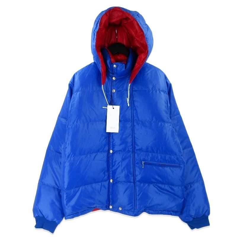 未使用 A.PRESSE アプレッセ DESMAISON DOWN JACKET 23AAP-01-10M ダウンジャケット 日本製 ブルー 2 タグ付き20019904
