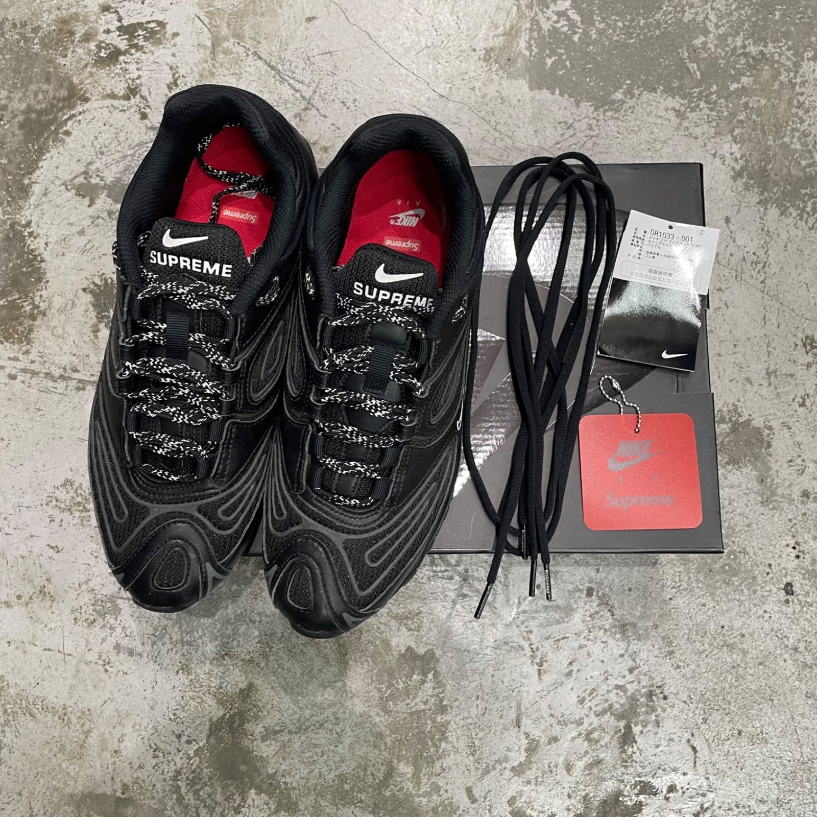 国内正規 Supreme NIKE Air Max 98 TL SP Black コラボ エアマックス98 