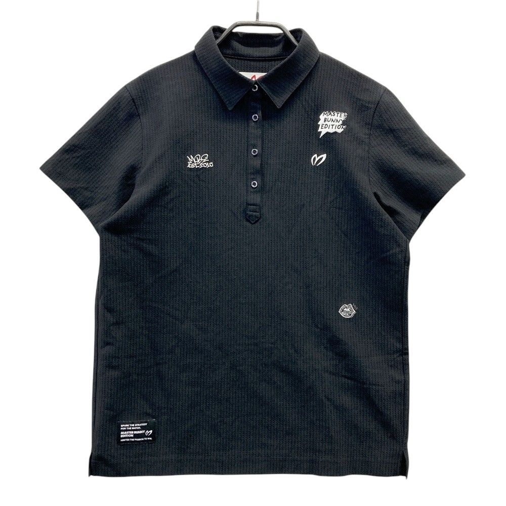 サイズ 2 MASTER BUNNY EDITION マスターバニーエディション モデル 半袖ポロシャツ ブラック系 240101531166 ゴルフウェア レディース ストスト