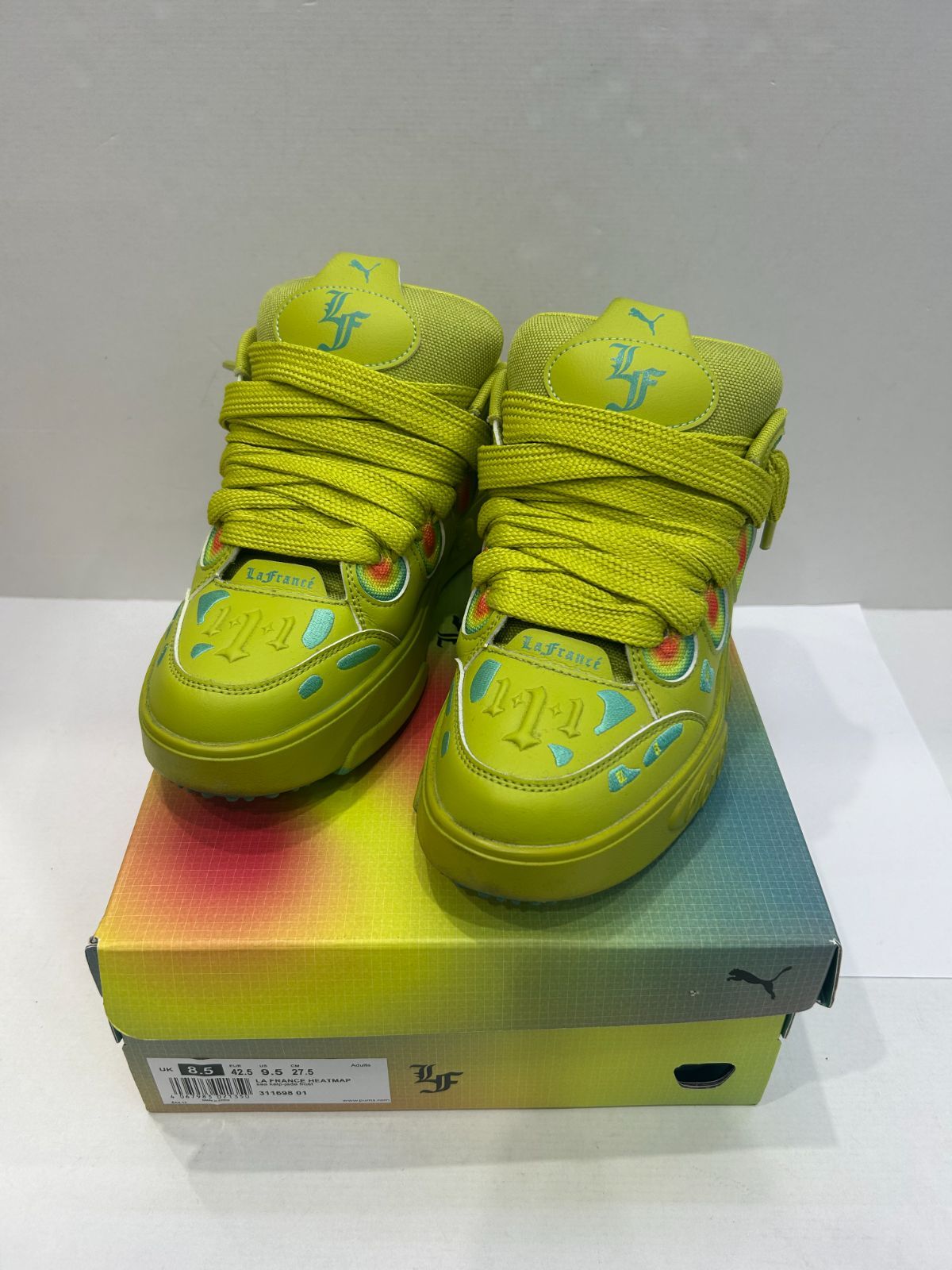 中古 PUMA ラメロ ボール スニーカー 27.5cm プーマ バッシュ バスケ 