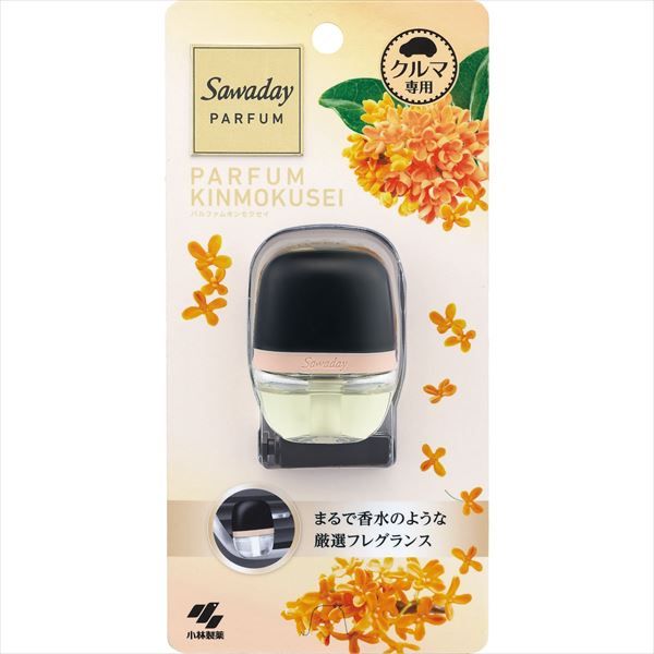 まとめ買い-45点セット Ｓａｗａｄａｙクルマ クリップ パルファムキンモクセイ 小林製薬 芳香剤 車用
