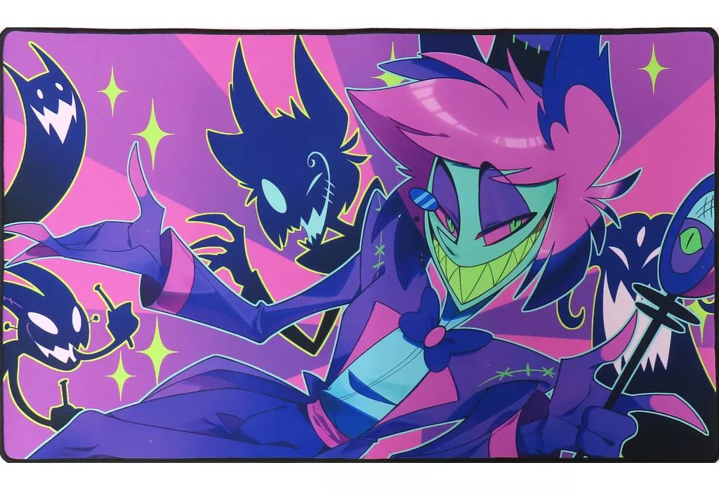 アラスター プレイマット Neon 2021 Hazbin Hotel サプライ コレクション Hazbin Hotel Playmat Neon Alastor -ハズビン