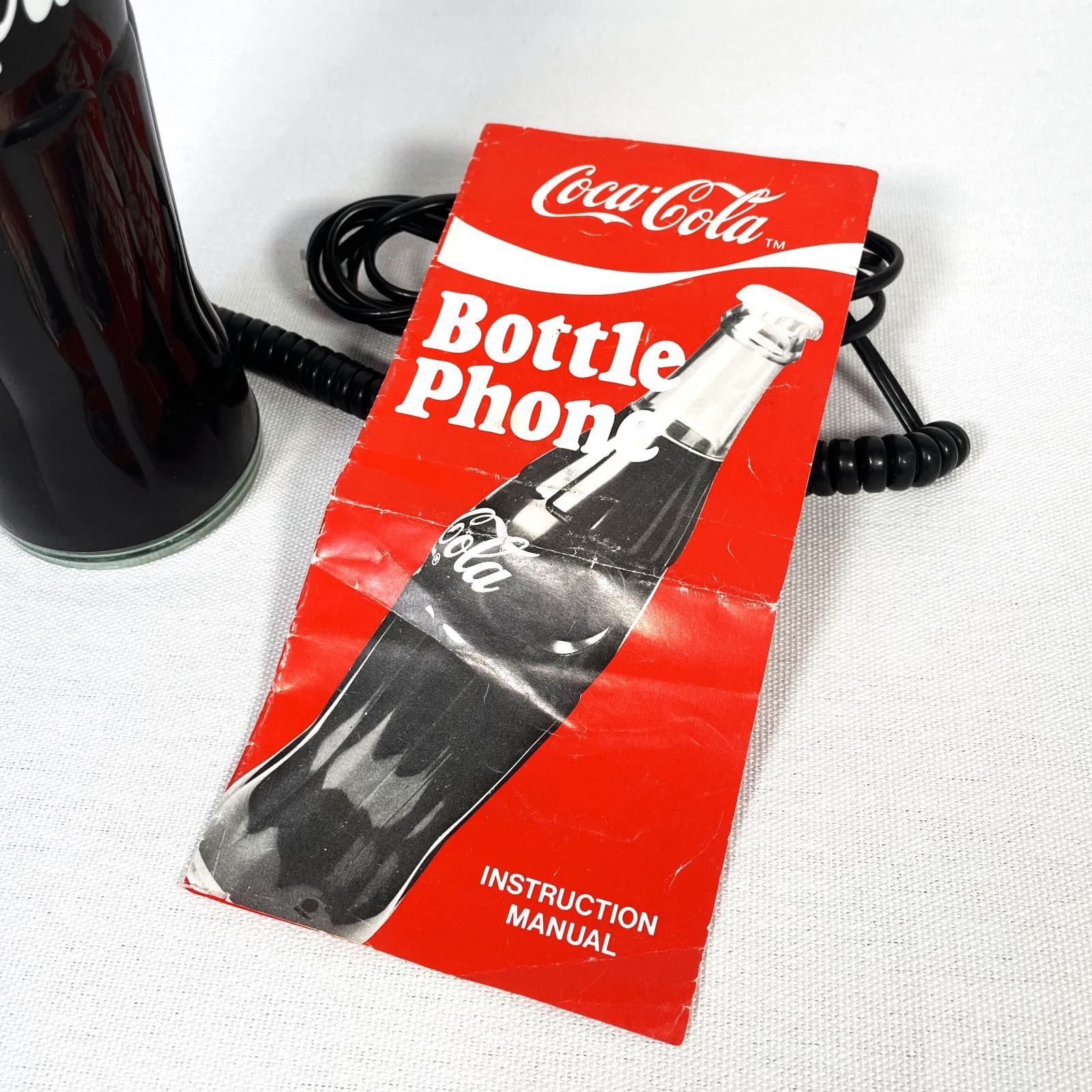 1983年に作られたコカコーラのボトル型電話機　アンティーク　ヴィンテージ　レア 80s Coca Cola Bottle Phone コカコーラ 電話機 80年代
