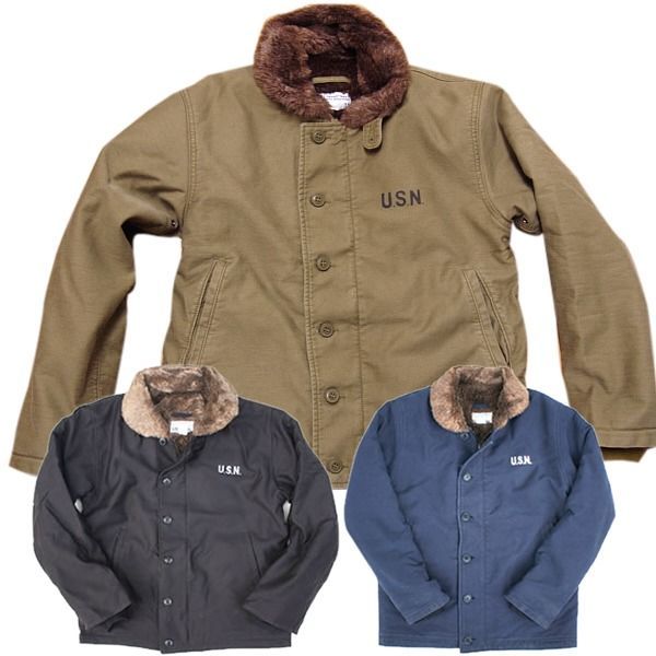 アメリカ軍 N-1 デッキジャケット  JJ105YN ネイビー 