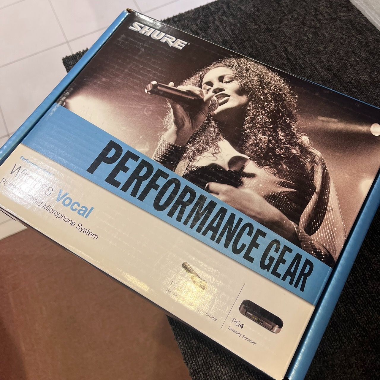 中古】SHURE PG24/PG58 ワイヤレスマイクセット (#1) - メルカリ