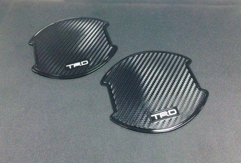 アクア、カローラ、C-HR、タンク、86、プリウス、マークX、ルーミー 2枚セット ドアハンドルプロテクター MS010-00018 TRD