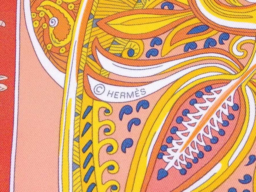 HERMES スカーフ「マハラニの庭」エルメスカレ90美品 楽天市場】未使用 エルメス HERMES スカーフ カレ90 シルク Le