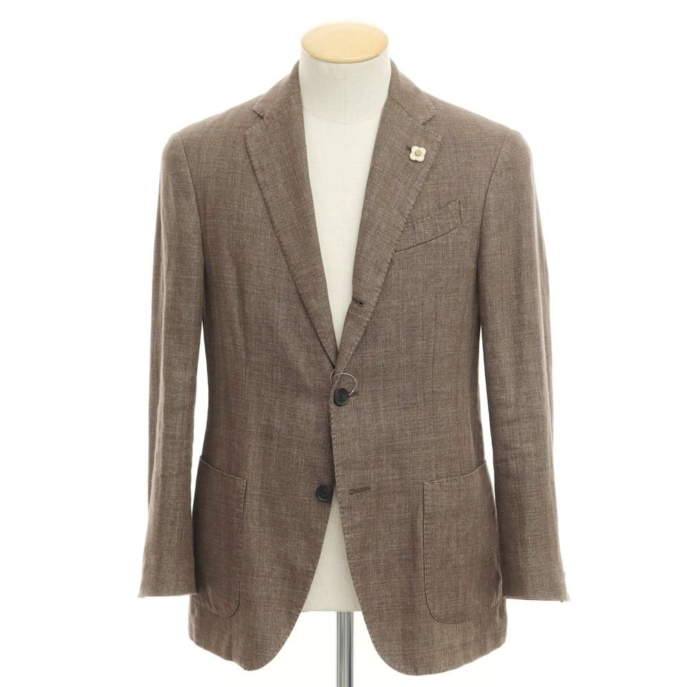 春夏向け　LARDINI ラルディーニ　リネンジャケット　44 春夏向けLARDINI ラルディーニリネンジャケット44