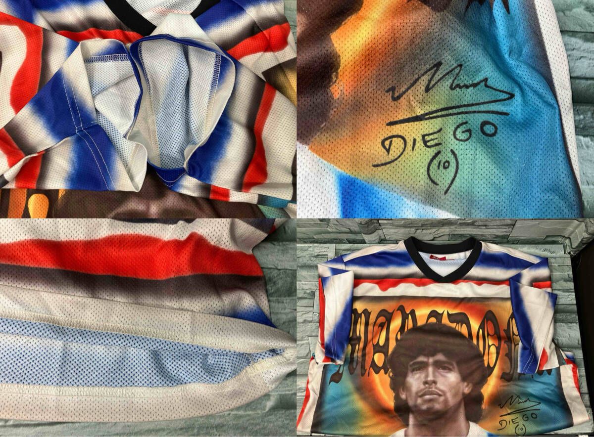 シュプリームSupreme 24SS／MARADONA SOCCER JERSEY 半袖Tシャツ