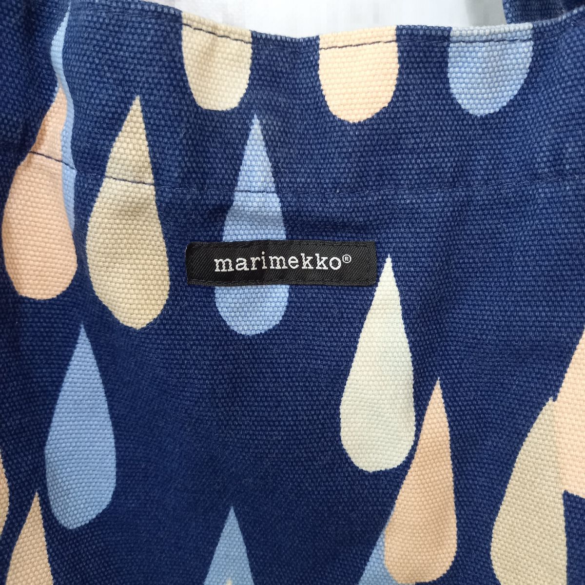 marimekko マリメッコ ドロップ柄 キャンバストートバック