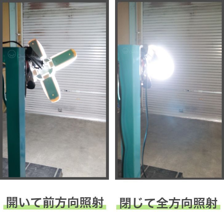 スーパールミネX60CL LED電球付きクリップランプ SLX-60CL 屋内用 作業