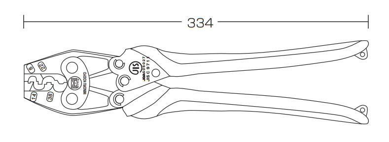 マーベル MARVEL MH-38 ハンドプレス 裸圧着端子 スリーブ用 品番 MH-38 圧着工具 電設 電工 電気 工事 配線 通線 設備 JISマーク付 WWW_OLIVIERBERNSTEIN_COM
