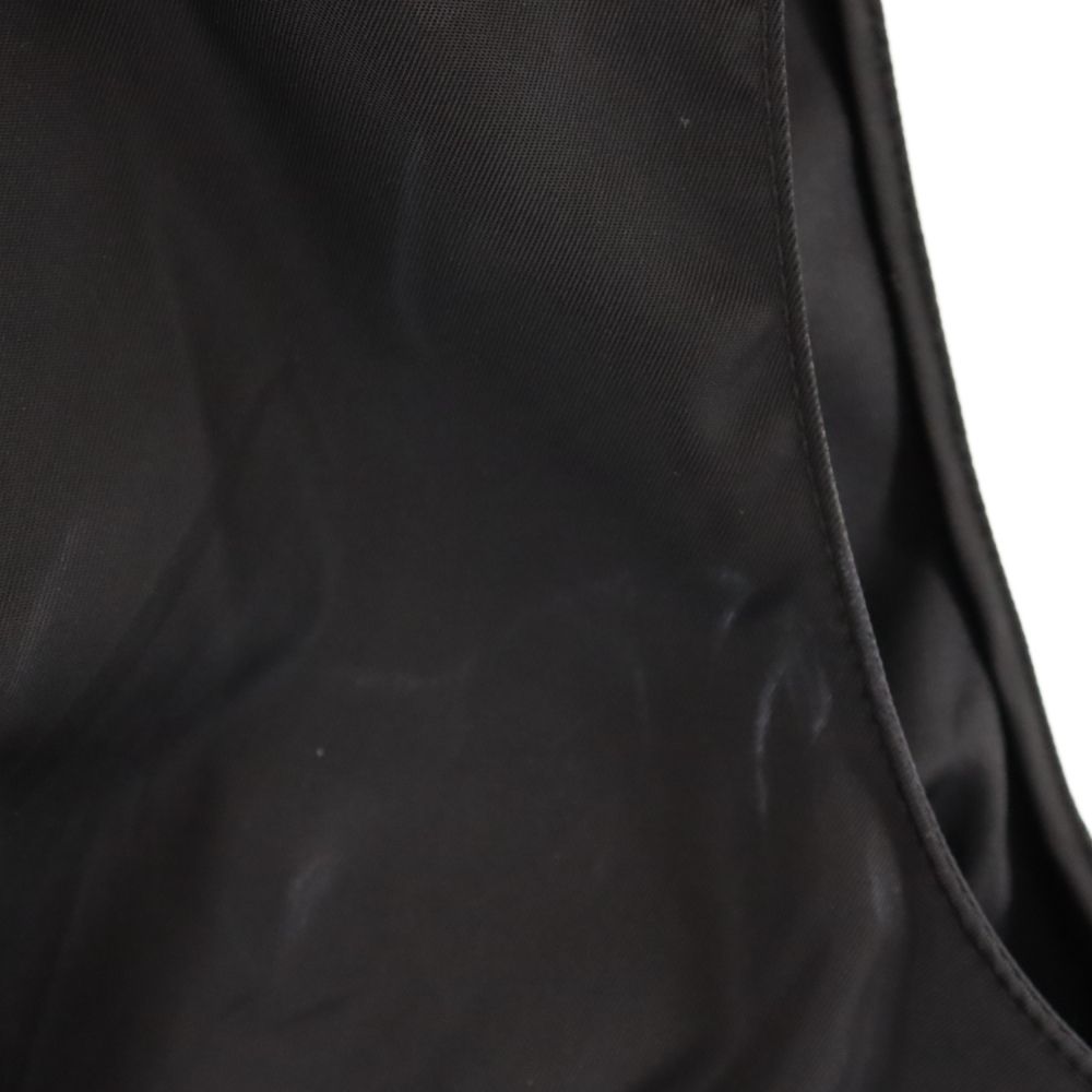 PRADA - PRADA プラダ 22SS Re-Nylon ギャバジン ノースリーブ クロップドトップ リナイロンノースリーブシャツ 240714-1WQ8 ブラック レディース PRADA (プラダ) 22SS Re-Nylon ギャバジン ノースリーブ