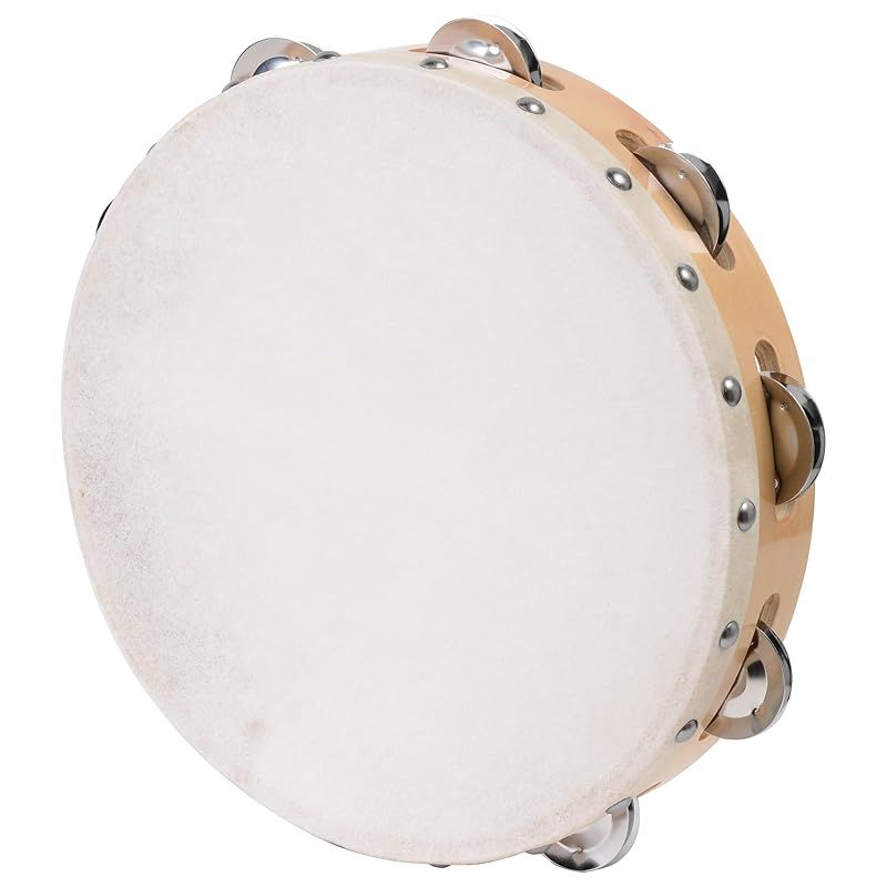 KC 皮付きタンバリン カーフスキン 24cm TCS-24/9 0