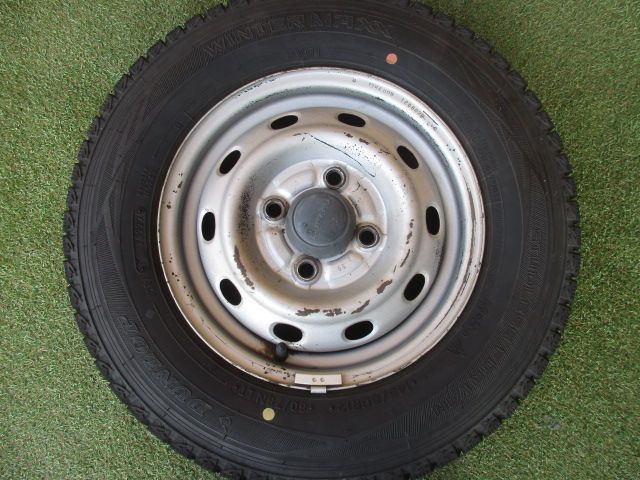 み スバル純正スチール サンバー 145 80R12 スタッドレスタイヤ４本SET サンバーバン サンバートラック