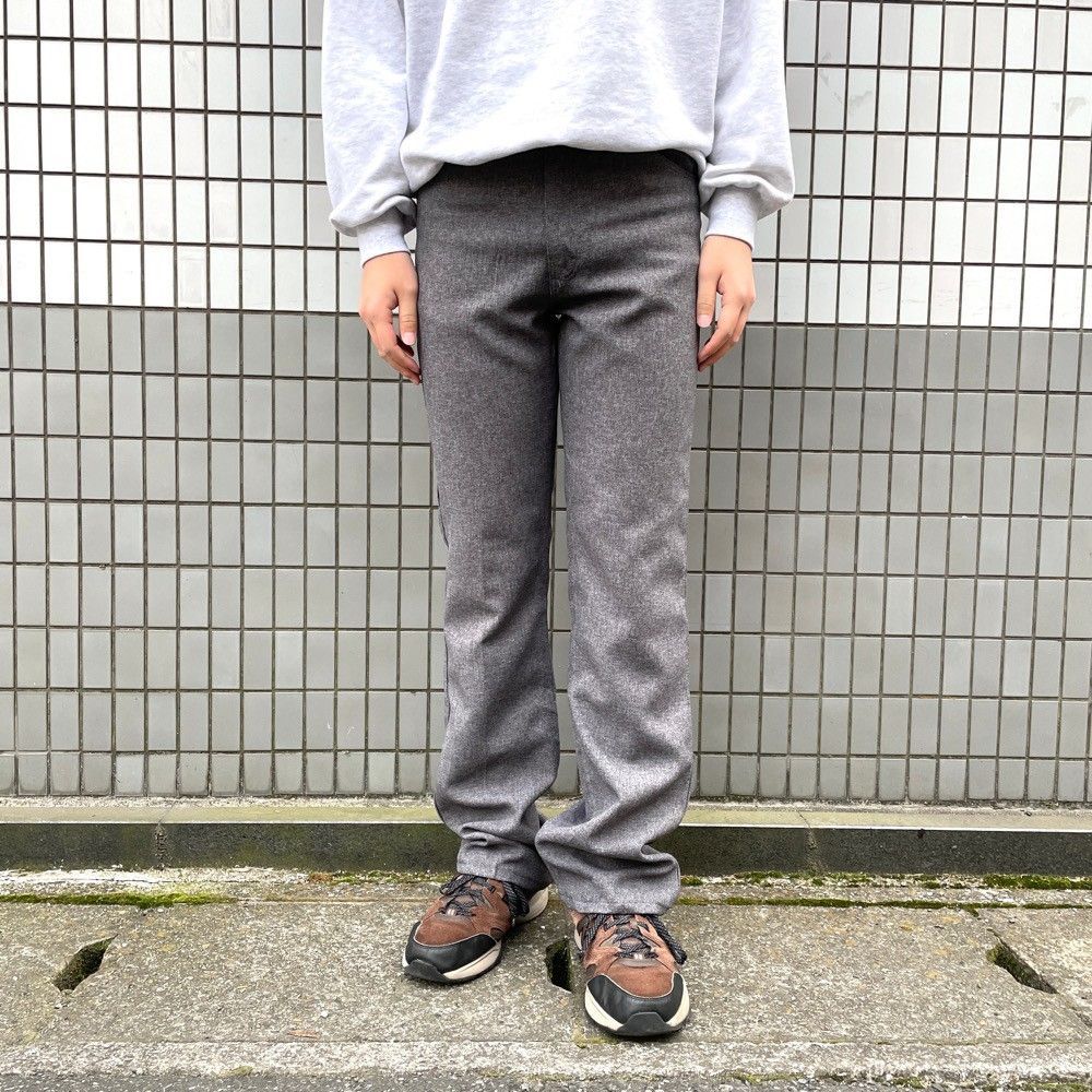 Wrangler チャコールグレースラックス ランチャーパンツ