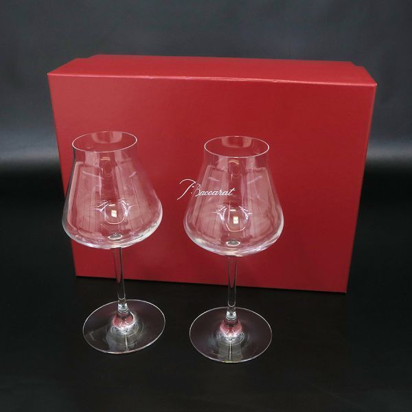 バカラ シャトーバカラ・ワイングラス L×2 【Aランク】【中古  