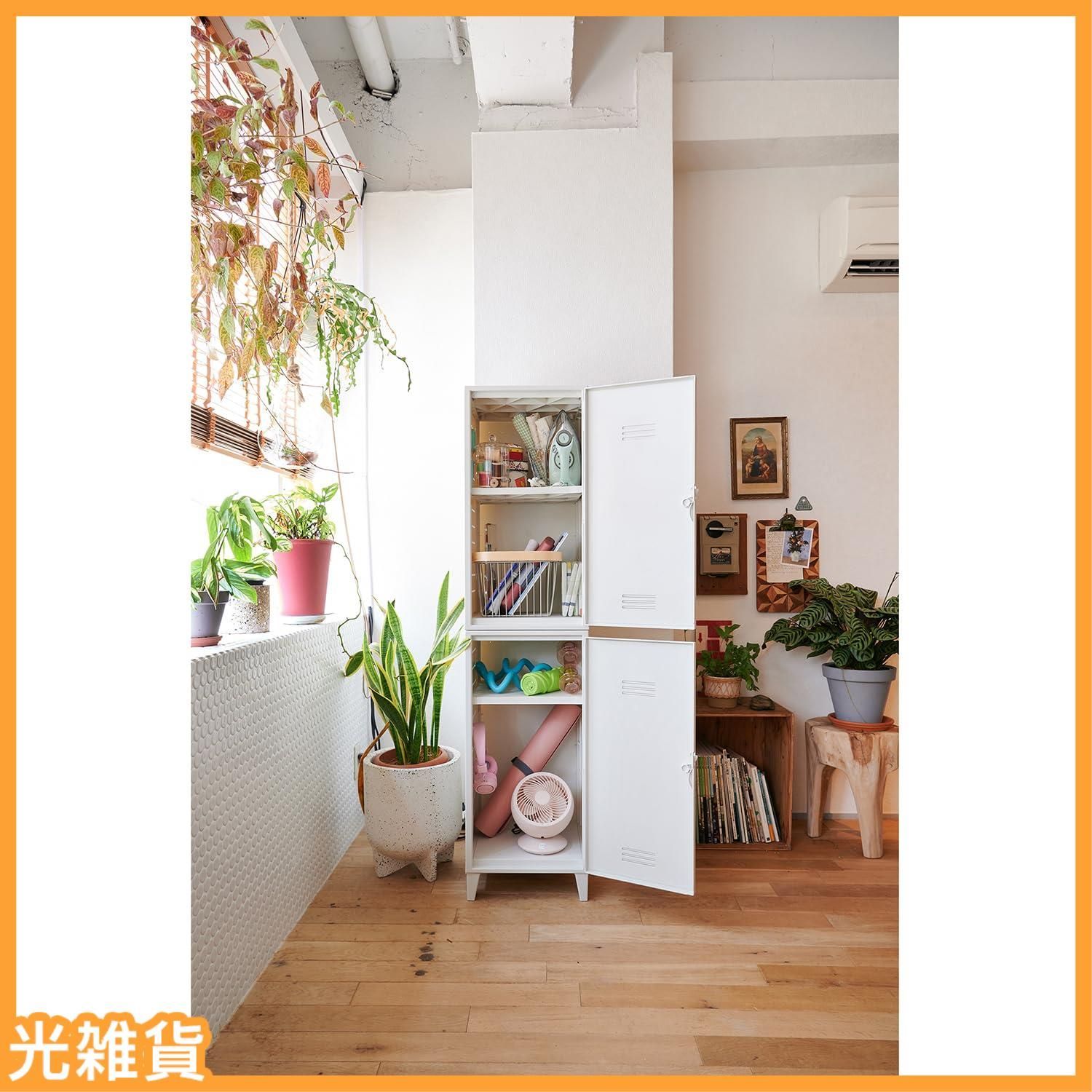 バッゾ VAZZO ロッカー型 ペグキャビネット ネイビー グリーン 2個