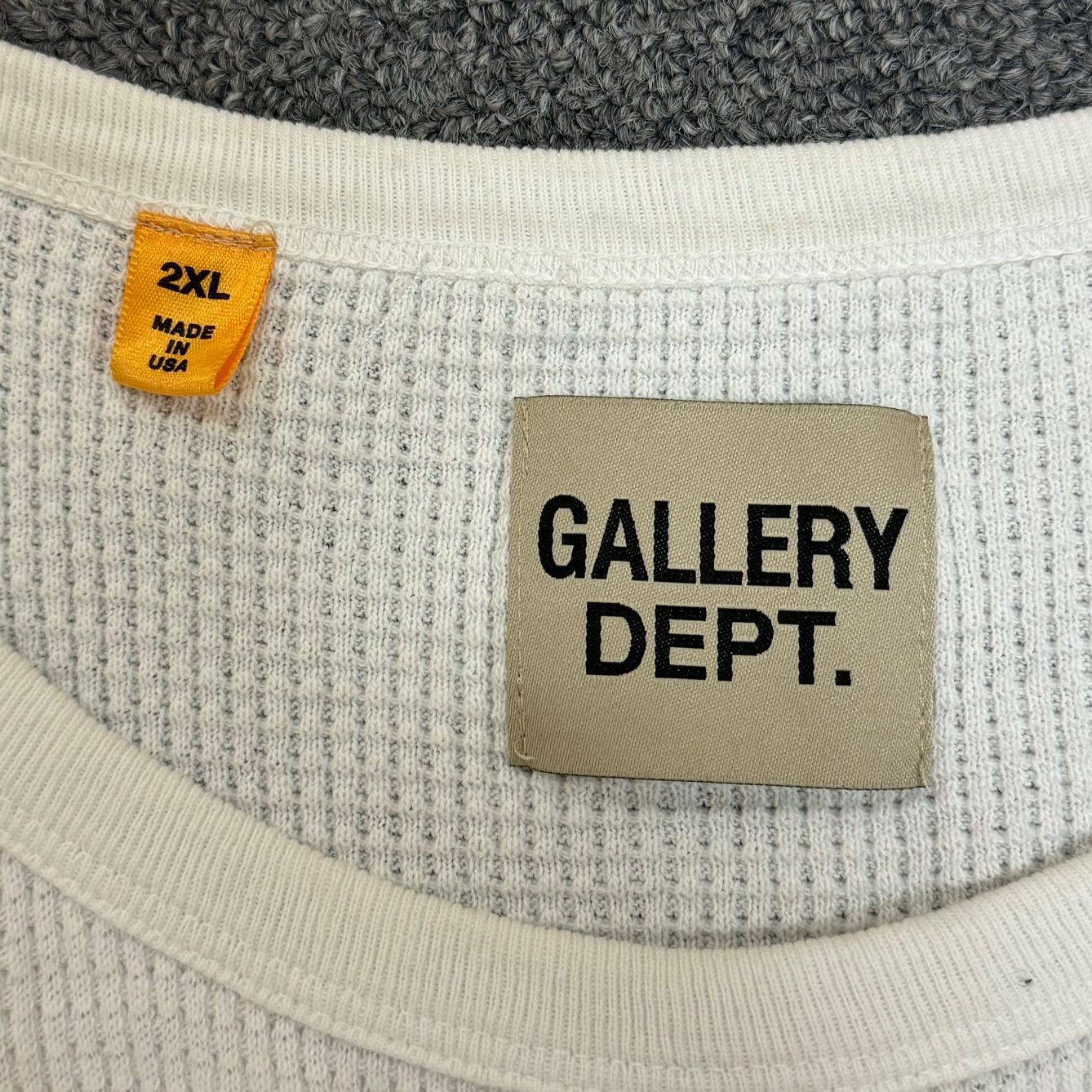 GALLERY DEPT Tシャツ サーマル　 ギャラリーデプト GALLERY DEPT. サーマル ロゴ プリント カットソー ギャラリー