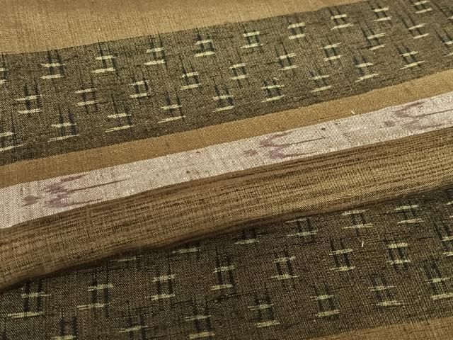 平和屋着物○上質な紬 横段飛鳥文 正絹 逸品 未使用 AAAV7290zg