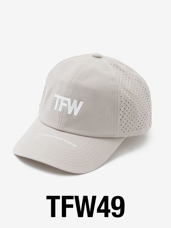 TFW49 2025 S|S PUNCHING MESH 6PANEL L.GRAY