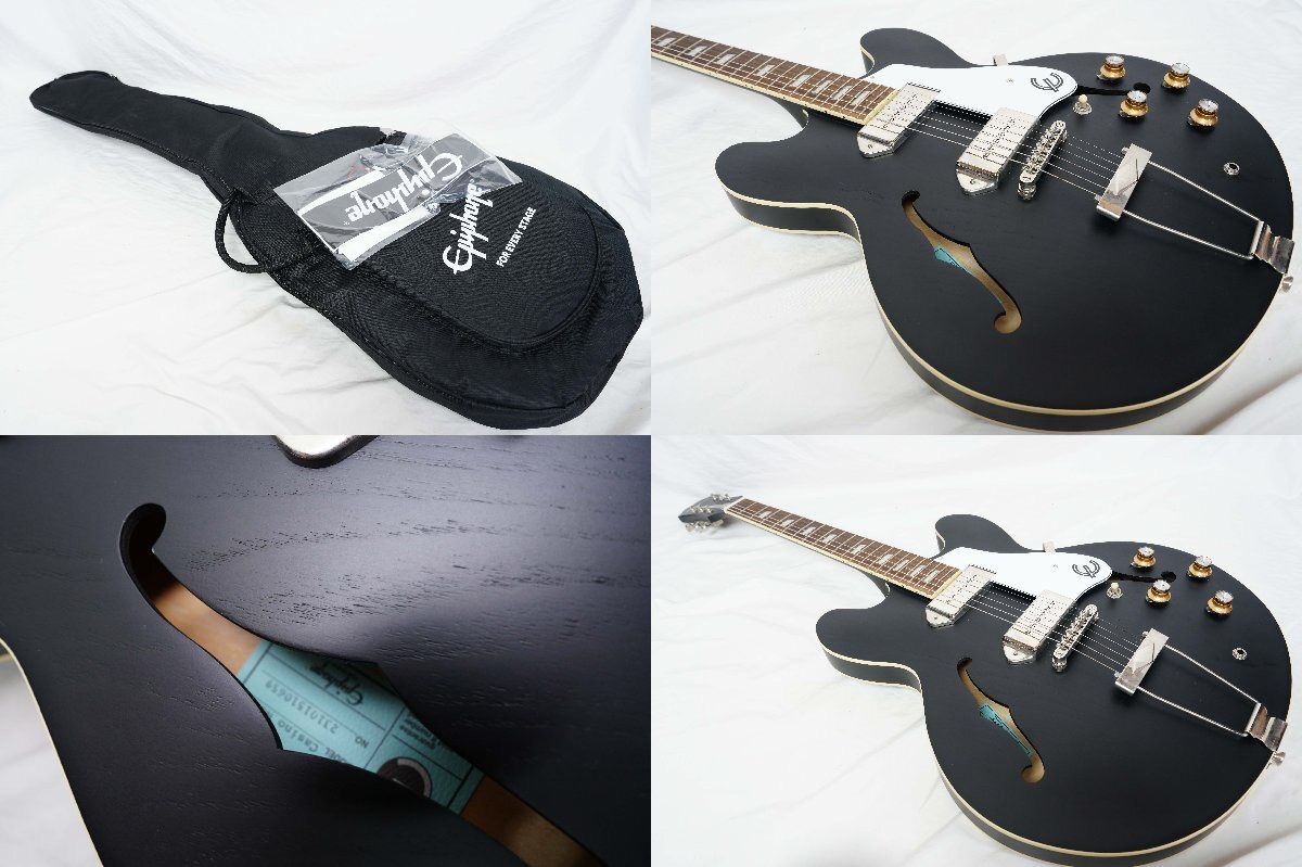 ☆Epiphone☆Casino Worn WEB (Worn Ebony) 美品 2023年製