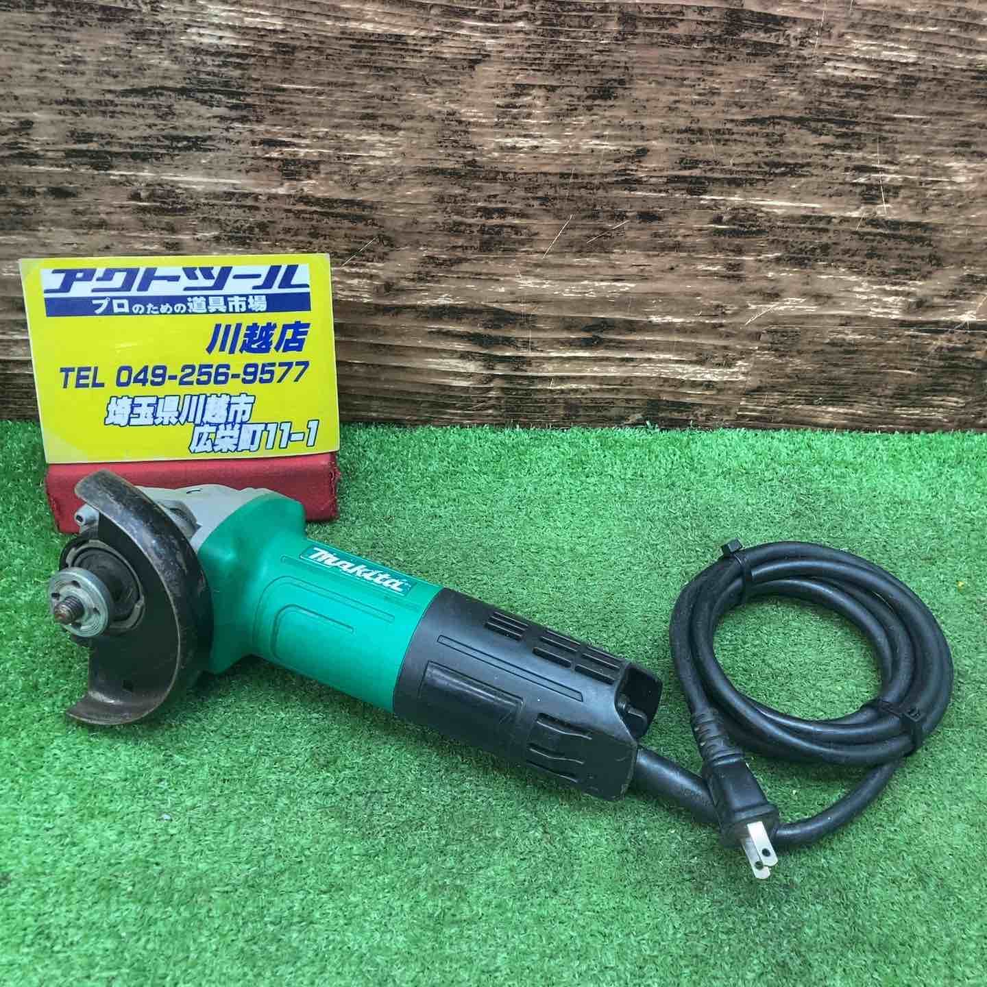 マキタ 100mm makita 100㎜ディスクグラインダ 低速高トルク ぽこ@即 【中古品】☆マキタ(makita) 100mm電子ディスクグラインダ GA4041C【戸田店】