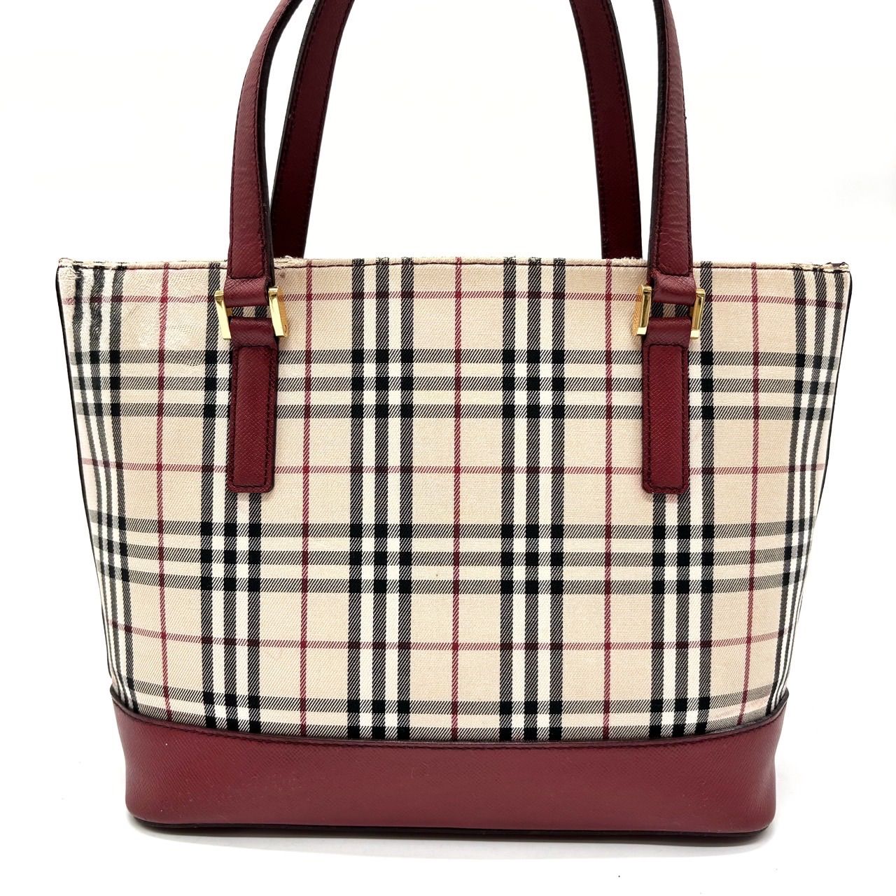 ✨美品✨ BURBERRY バーバリー トートバッグ ハンドバッグ ノバ