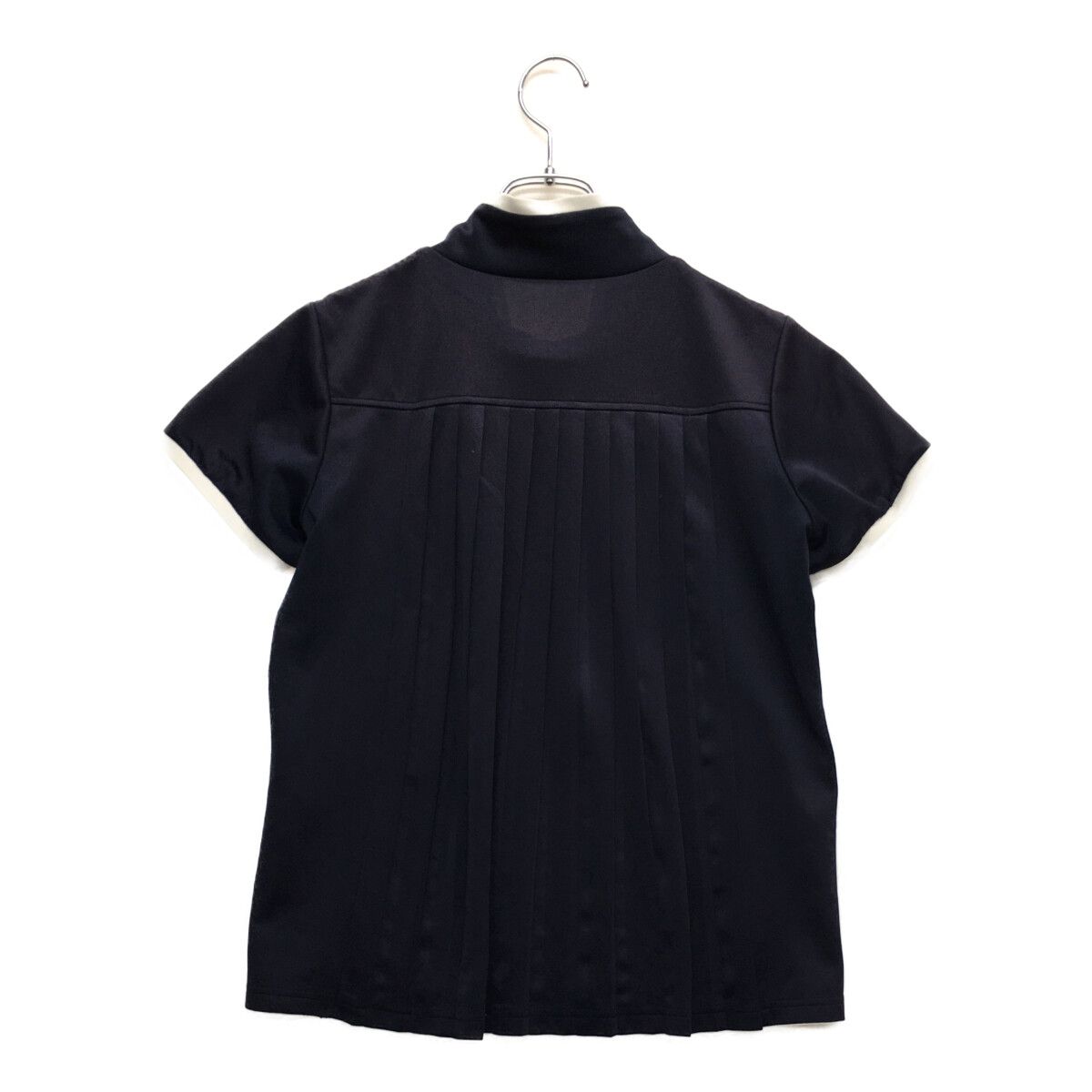 archivio - coco 中古 アルチビオ archivio レディース 半袖シャツ 38(M) 紺 ネイビー ハイネック プリーツ 中古 レディース アルチビオ archivio 半袖シャツ 38(M) 紺