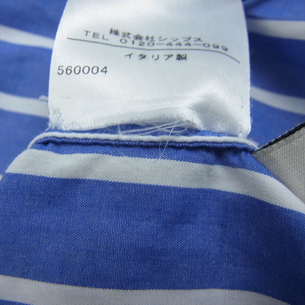 クリスタセヤ Cristaseya Striped Mao Shirt ストライプ マオ バンド