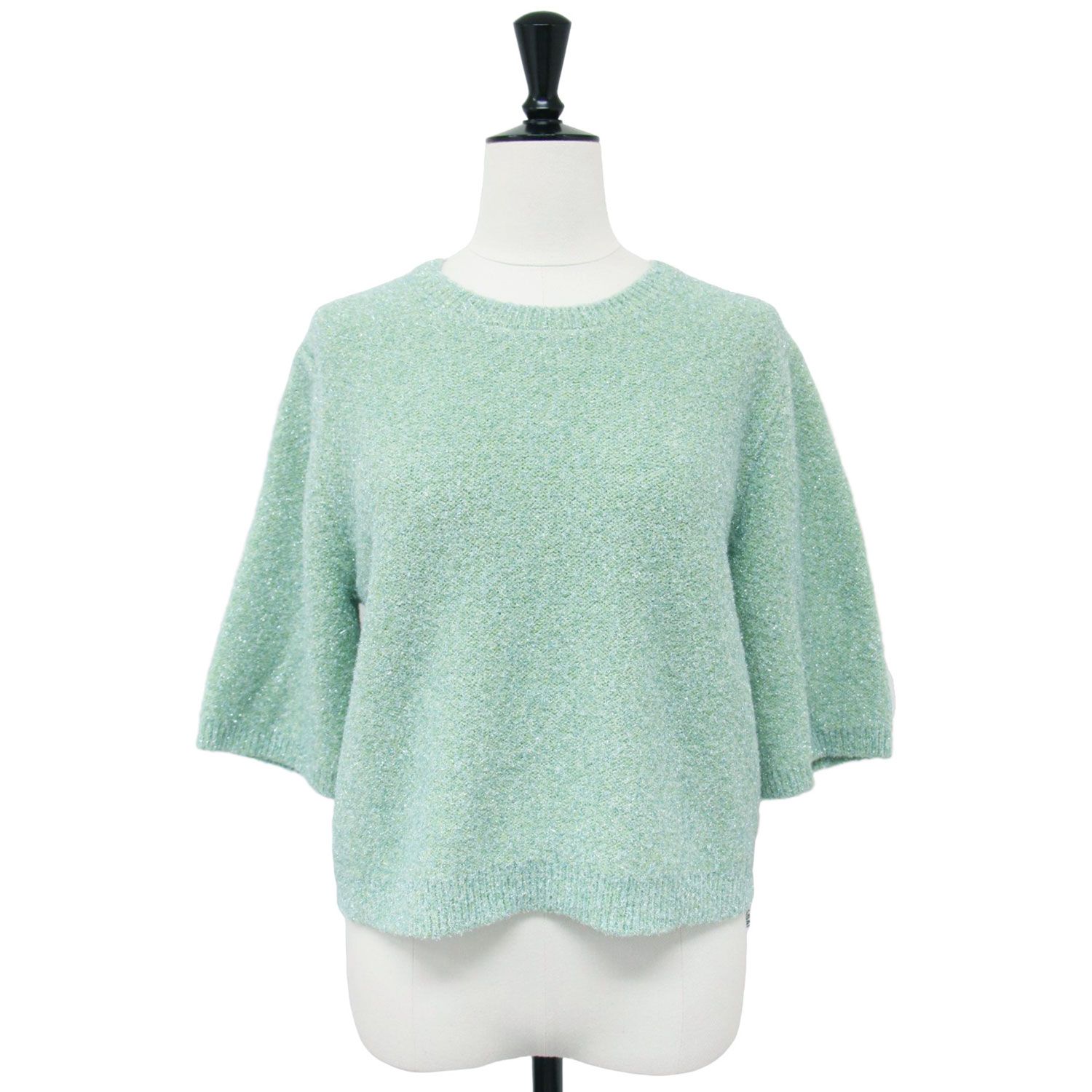 美品】NOLLEYS ノーリーズ ニット ミントグリーン サイズ:38(M) / 24